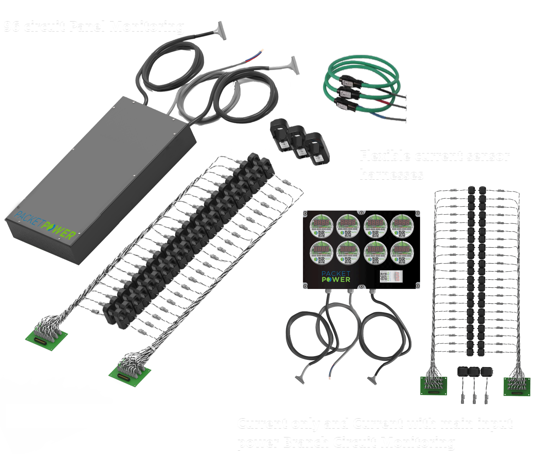 Wireless Power Monitoring Branch Circuit Panel Monitors